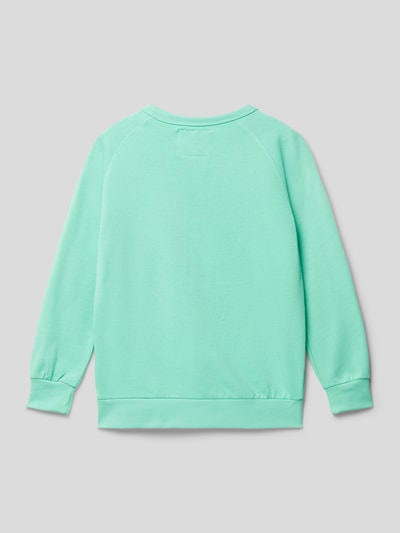 Basefield Sweatshirt met statementstitching Lichtgroen - 3