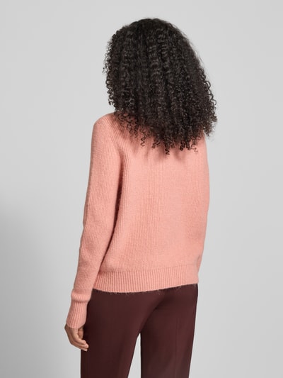 Christian Berg Woman Strickpullover mit Stehkragen Altrosa 5