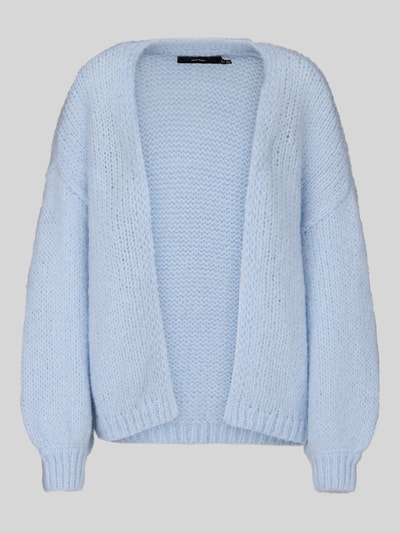 VERO MODA Loose Fit Strickjacke mit Ballonärmeln Modell 'MAYBE' Hellblau 2