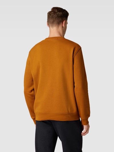 Karl Lagerfeld Sweatshirt mit Label-Print Cognac 5