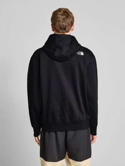 The North Face Hoodie met labelstitching Zwart - 5