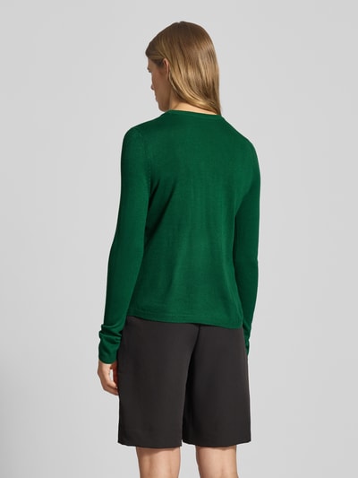 ONLY Sweter świąteczny o kroju regular fit z napisem model ‘XMAS GINGERBREAD’ Ciemnozielony 5