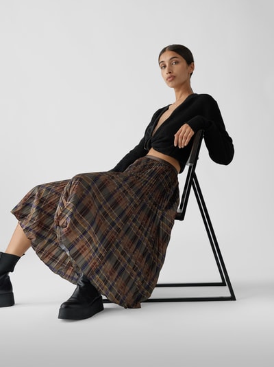 Polo Ralph Lauren Midirock mit Plisseefalten Dunkelgrün 6
