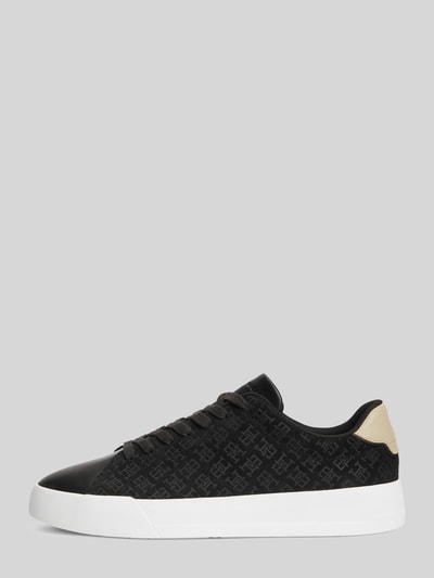Tommy Hilfiger Sneaker aus echtem Rindsleder Black 2