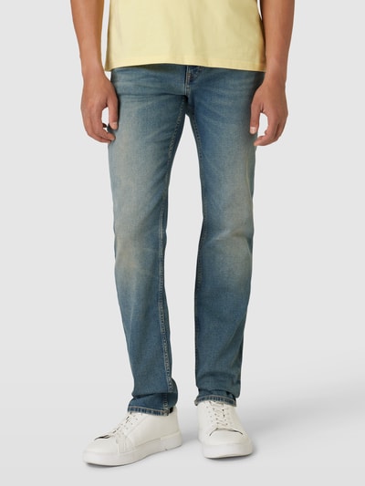 Marc O'Polo Slim fit jeans met knoopsluiting Jeansblauw - 4