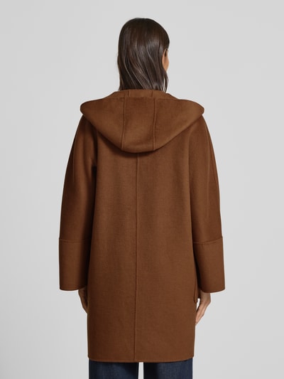 Marc O'Polo Relaxed Fit Mantel aus Woll-Mix Camel 5