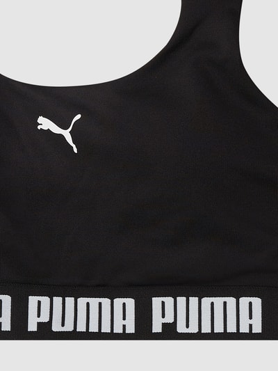 PUMA PERFORMANCE Bustier mit Label-Details Black 3