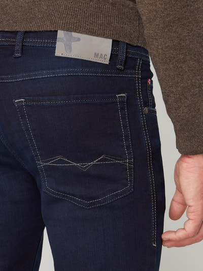 MAC Straight fit jeans van sweatdenim, model 'Jog'n Jeans' Blauw gemêleerd - 3