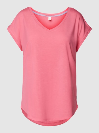 QS by s.Oliver T-shirt zijsplitten in roze online kopen P&C
