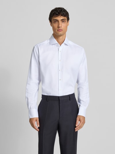 ETERNA Modern Fit Business-Hemd mit Haifischkragen Weiss 4