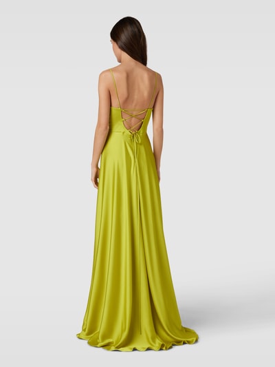 TROYDEN COLLECTION Cocktailkleid mit Wasserfall-Ausschnitt Apfel 5