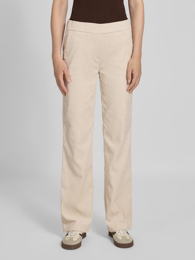 TONI Stoffen broek met elastische band, model 'Jenny' Beige - 4