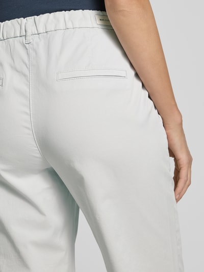 MAC Spodnie capri z lamowanymi kieszeniami z tyłu Jasnoszary 3