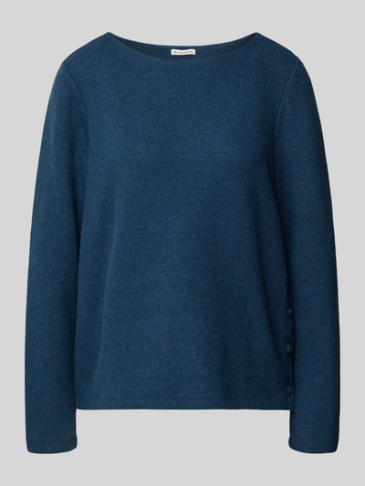 Tom Tailor Regular fit sweatshirt met viscose Petrol - 2