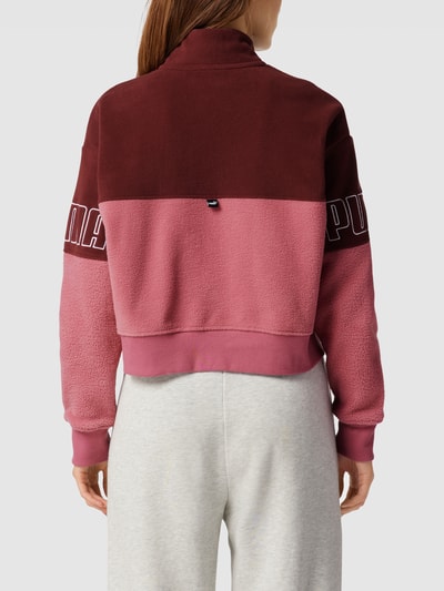 Puma Sweatshirt mit Stehkragen Modell 'Winterized' Mauve 5