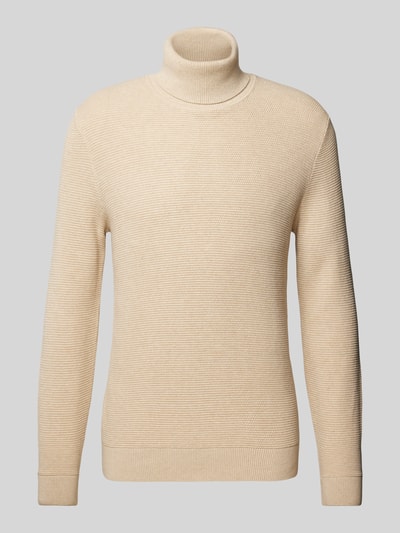 MCNEAL Strickpullover mit Rollkragen Beige Melange 2