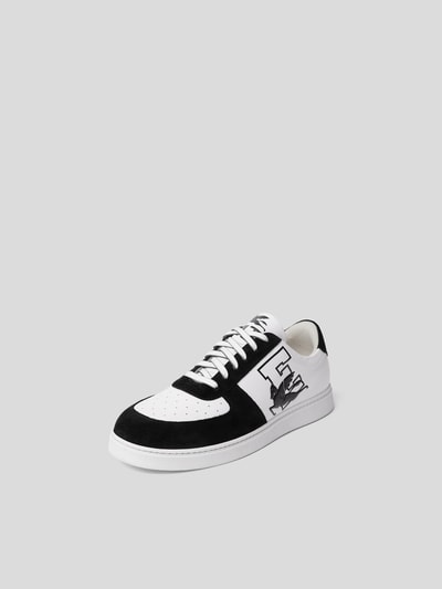 Etro Sneaker mit Kontrastbesatz Schwarz 2