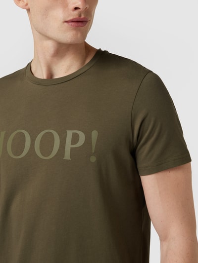 JOOP! Collection T-Shirt mit Label-Print Oliv 3