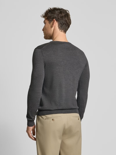 JOOP! Collection Pullover van merinowol, model 'Denny' Antraciet - 5