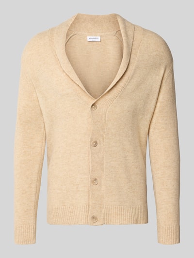 Lindbergh Strickjacke mit Knopfleiste Sand 2