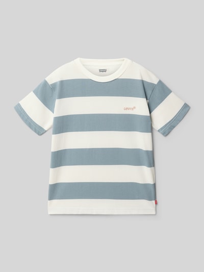 Levi’s® Kids krój regular fit t-shirt z mieszanki bawełny Morski 1