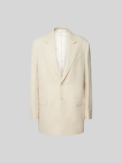 Filippa K Relaxed Fit Blazer mit Knopfleiste Ecru 2