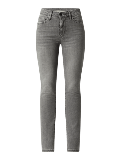 Levi's® Skinny Fit High Rise Jeans mit Stretch-Anteil Modell '721™' Mittelgrau 2