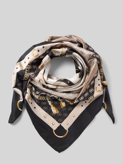 Guess Tuch mit Logo-Print Modell 'Kefiah' Black 1