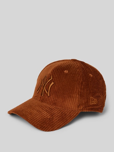 New Era Basecap aus Cord mit verstellbarem Riemen Rostrot 1