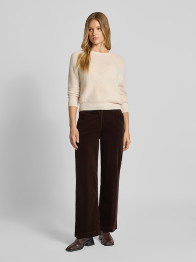 FREE/QUENT Cordhose mit weitem Bein Modell 'Cordy' Dunkelbraun 1