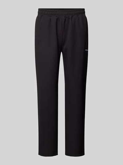 Pegador Straight Leg Sweatpants mit Plisseefalten Modell 'TROY' Black 2