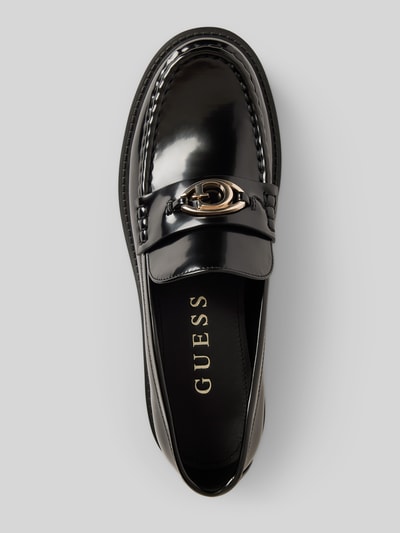 Guess Mokasyny z detalem z logo model ‘YANIKA’ Czarny 3