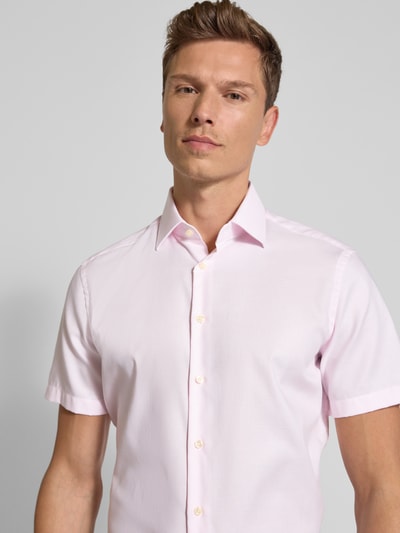 Christian Berg Men Regular fit zakelijk overhemd met knoopsluiting Lichtroze - 3