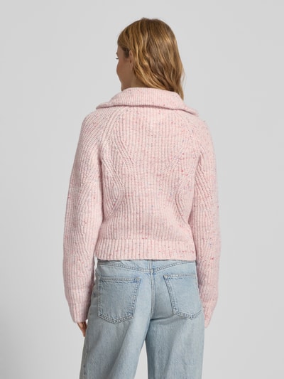 Tommy Jeans Regular Fit Troyer mit Woll-Anteil Modell 'NEP' Ecru 5