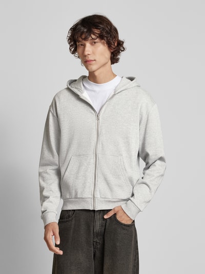 REVIEW Essentials hoodie met rits  Lichtgrijs gemêleerd - 4