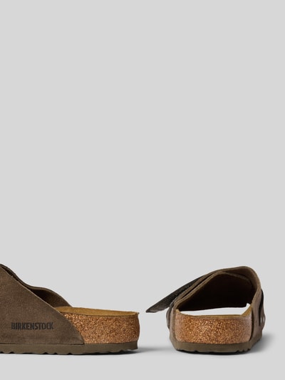 Birkenstock Sandalette mit Klettverschluss Modell 'Kyoto' Mittelgrau 2