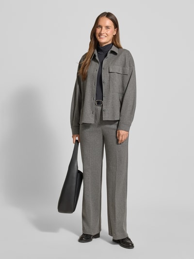 Weekend Max Mara Straight leg broek met katoen, model 'ZELOTA' Middengrijs gemêleerd - 1
