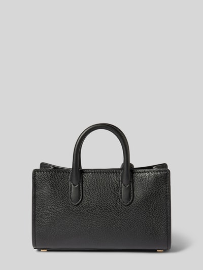 MICHAEL Michael Kors Lederhandtasche mit Label-Anhänger Modell 'SCARLETT' Black 4