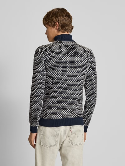 Blend Gebreide coltrui Donkerblauw - 5