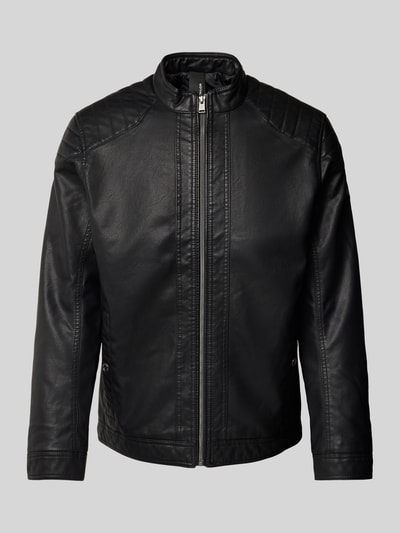 Tom Tailor Jas in leerlook Zwart - 2