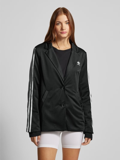 adidas Originals Oversized blazer met logostitching Zwart - 4