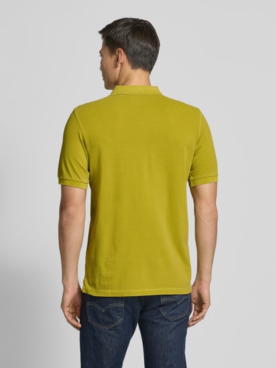 Marc O'Polo Koszulka polo o kroju Regular Fit z czystej bawełny Musztardowy 5