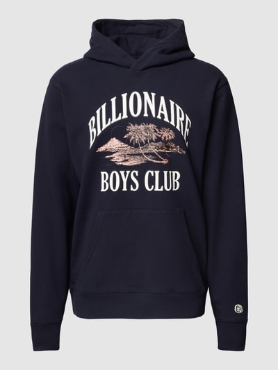 Billionaire Boys Club Bluza z kapturem i nadrukiem z logo model ‘PARADISE’ Granatowy 2