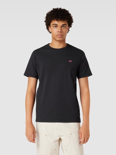 Levi's® T-Shirt mit Label-Patch Black 4