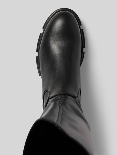 Copenhagen Stiefel aus Leder-Mix mit Logo-Detail Black 3