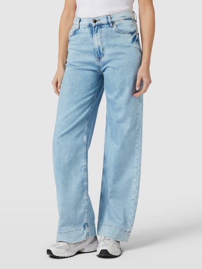 BOSS Black Women Jeans in 5-pocketmodel, model 'MARLENE' Jeansblauw - 4