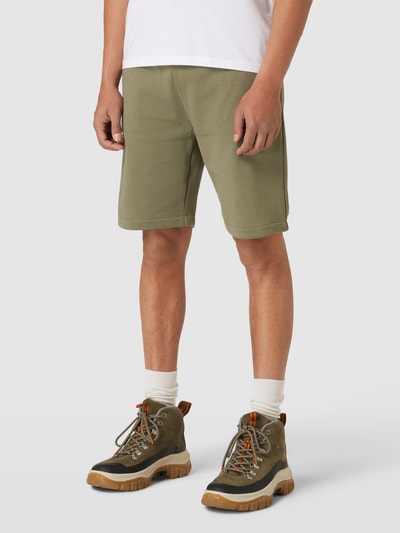 Napapijri Straight Fit Shorts mit elastischem Bund Oliv 4