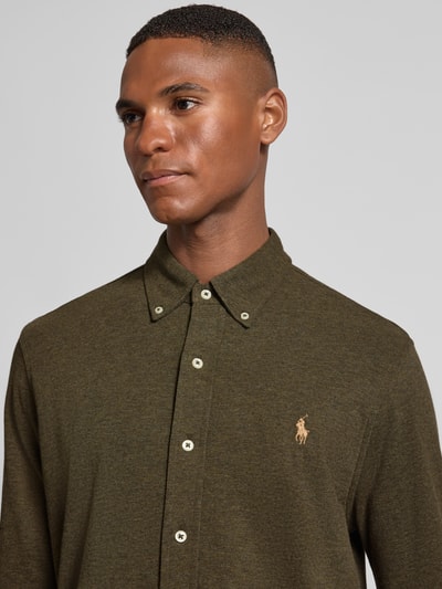 Polo Ralph Lauren Regular fit vrijetijdsoverhemd met button-downkraag Olijfgroen - 3