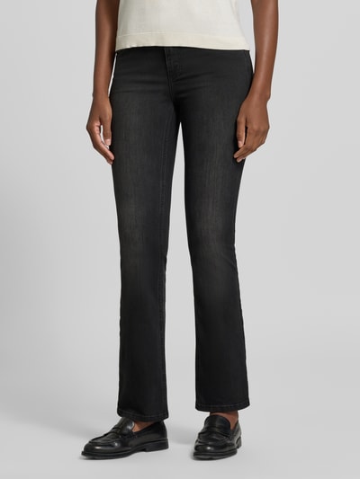 ANGELS Jeansy w kroju bootcut z mieszanki bawełny model 'LENI' Antracytowy 4