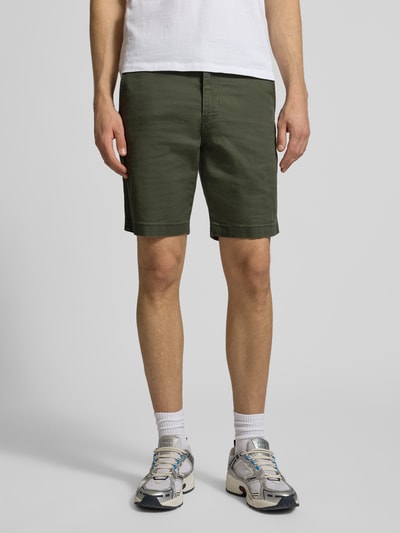 Levi's® Regular Fit Chinoshorts aus Baumwoll-Mix Oliv 4